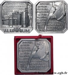 TROISIÈME RÉPUBLIQUE Médaille, Exposition Internationale, Art et Technique, Aluminium