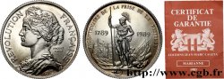 FUNFTE FRANZOSISCHE REPUBLIK Médaille, Bicentenaire de la prise de la Bastille