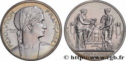 FUNFTE FRANZOSISCHE REPUBLIK Médaille, Bicentenaire de la Révolution Française, Frappe de la Monnaie