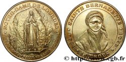 TOURISTIC MEDALS Médaille touristique, Notre Dame de Lourdes, Sainte Bernadette