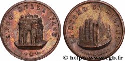 ITALY Médaille, Monuments de Milan