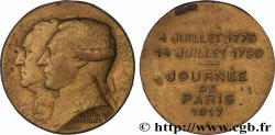 TERCERA REPUBLICA FRANCESA Médaille, Journée de Paris