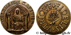 QUINTA REPUBLICA FRANCESA Médaille, Millénaire capétien