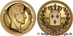 1 MILLION DOLLAR SERIES Médaille, Reproduction de monnaie, Essai de la 100 Francs or Charles X