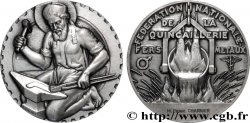 CINQUIÈME RÉPUBLIQUE Médaille, Fédération nationale de la quincaillerie, fers et métaux