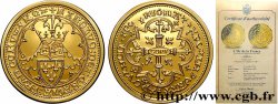 L&nbsp;OR DE LA FRANCE Médaille, Reproduction de monnaie, Heaume d’or de Charles VI