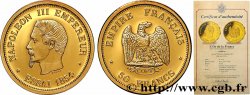 L&nbsp;OR DE LA FRANCE Médaille, Reproduction de monnaie, Essai 50 Francs Napoléon III