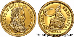 L&nbsp;OR DE LA FRANCE Médaille, Reproduction de monnaie, Double henri d&nbsp;or à la Gallia