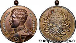 BÉLGICA - REINO DE BÉLGICA - ALBERTO I Médaille, Fêtes de Pompiers