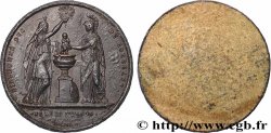 LOUIS XVIII Médaille, Baptême de Henri, duc de Bordeaux, futur comte de Chambord, tirage uniface