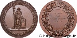CINQUIÈME RÉPUBLIQUE Médaille, A l’immortalité, refrappe offerte par le député Jacques Lafleur
