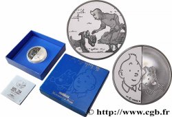 CINQUIÈME RÉPUBLIQUE Médaille, Tintin et le vol 714 SUP