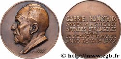 TERCERA REPUBLICA FRANCESA Médaille, Gabriel Hanotaux