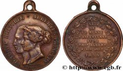ZWEITES KAISERREICH Médaillette, Visite de Victoria en France