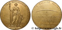CINQUIÈME RÉPUBLIQUE Médaille, Économie, finance et budget, Au nom de la République Française