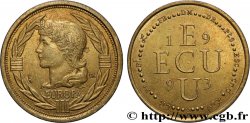 QUINTA REPUBLICA FRANCESA Médaille symbolique, Ecu Europa