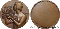 TROISIÈME RÉPUBLIQUE Médaille, Femme aux fleurs
