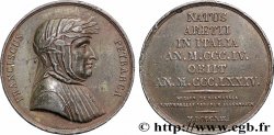 SÉRIE NUMISMATIQUE DES HOMMES ILLUSTRES Médaille, Pétrarque