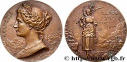 TERCERA REPUBLICA FRANCESA Médaille, Helvetia, Village suisse à Paris