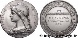 III REPUBLIC Médaille de récompense, bureau de bienfaisance