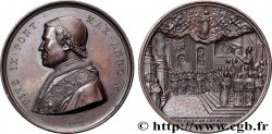 ITALIA - ESTADOS PONTIFICOS - PIE IX (Giovanni Maria Mastai Ferrettii) Médaille, Proclamation du dogme de l’Immaculée Conception