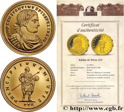 1 MILLION DOLLAR SERIES Médaille, Reproduction d’une monnaie, Solidus de Trèves, Constantin Ier