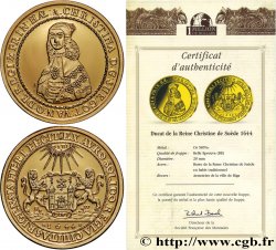 1 MILLION DOLLAR SERIES Médaille, Reproduction d’une monnaie, 6 Ducats de Christine de Suède