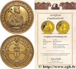 1 MILLION DOLLAR SERIES Médaille, Reproduction d’une monnaie, 10 Portugalöser Dukaten de Johann Georg de Brandebourg