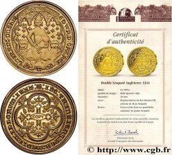 1 MILLION DOLLAR SERIES Médaille, Reproduction d’une monnaie, Double léopard d’Edouard III