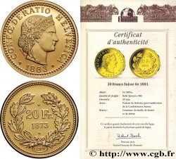 1 MILLION DOLLAR SERIES Médaille, Reproduction monnaie, 20 francs suisse