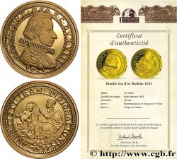 1 MILLION DOLLAR SERIES Médaille, Double écu d’or Modène