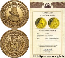 1 MILLION DOLLAR SERIES Médaille, Reproduction d’une monnaie, 40 ducats Ferdinand III