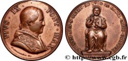 ITALY - PAPAL STATES - PIUS IX (Giovanni Maria Mastai Ferretti) Médaille, Saint Pierre