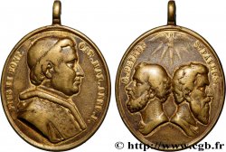 ITALIEN - KIRCHENSTAAT - PIE IX. Giovanni Maria Mastai Ferretti) Médaille, Saint Pierre et Saint Paul