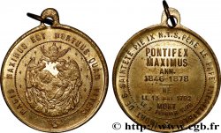 ITALIE - ÉTATS DU PAPE - PIE IX (Jean-Marie Mastai Ferretti) Médaille, Décès du pape