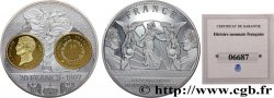 CINQUIÈME RÉPUBLIQUE Médaille, Histoire de la monnaie française, 20 francs