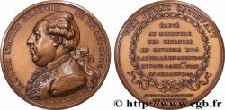 LOUIS XVI Médaille, Jacques Necker, refrappe