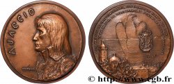FUNFTE FRANZOSISCHE REPUBLIK Médaille, Ville d’Ajaccio et Bonaparte