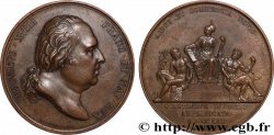 LOUIS XVIII Médaille, Hommage à la science, au commerce et à l’industrie