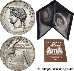 V REPUBLIC Médaille, Bicentenaire de la Révolution Française