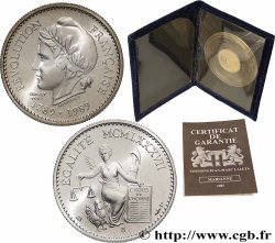 V REPUBLIC Médaille, Bicentenaire de la Révolution Française, l’Égalité