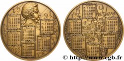 QUINTA REPUBLICA FRANCESA Médaille calendrier - Salzburg et Mozart