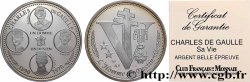 V REPUBLIC Médaille, Charles de Gaulle MS