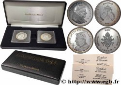 VATICAN ET ÉTATS PONTIFICAUX Coffret de deux médailles, Benoît XVI