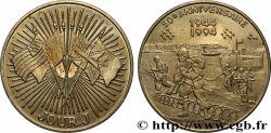 CINQUIÈME RÉPUBLIQUE Médaille, 50e anniversaire du débarquement