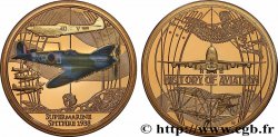 AERONAUTICS - AVIATION : AVIATORS & AIRPLANES Médaille, Supermarine Spitfire