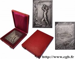 III REPUBLIC Plaquette en argent, Mines de Lens - production 1913 AU
