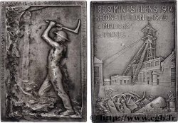 TROISIÈME RÉPUBLIQUE Plaquette, Reconstitution des Mines de Lens SUP