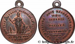 DEUXIÈME RÉPUBLIQUE Médaillette, Journées de février