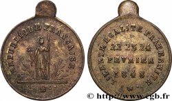 DEUXIÈME RÉPUBLIQUE Médaillette, Journées de février